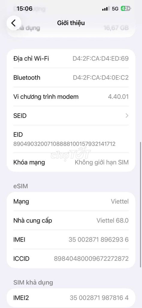 Apple iPhone 14 Plus 128GB. Mua bán Điện thoại tại Huyện Bình Chánh Tp Hồ Chí Minh được đăng bởi phuc hình 1