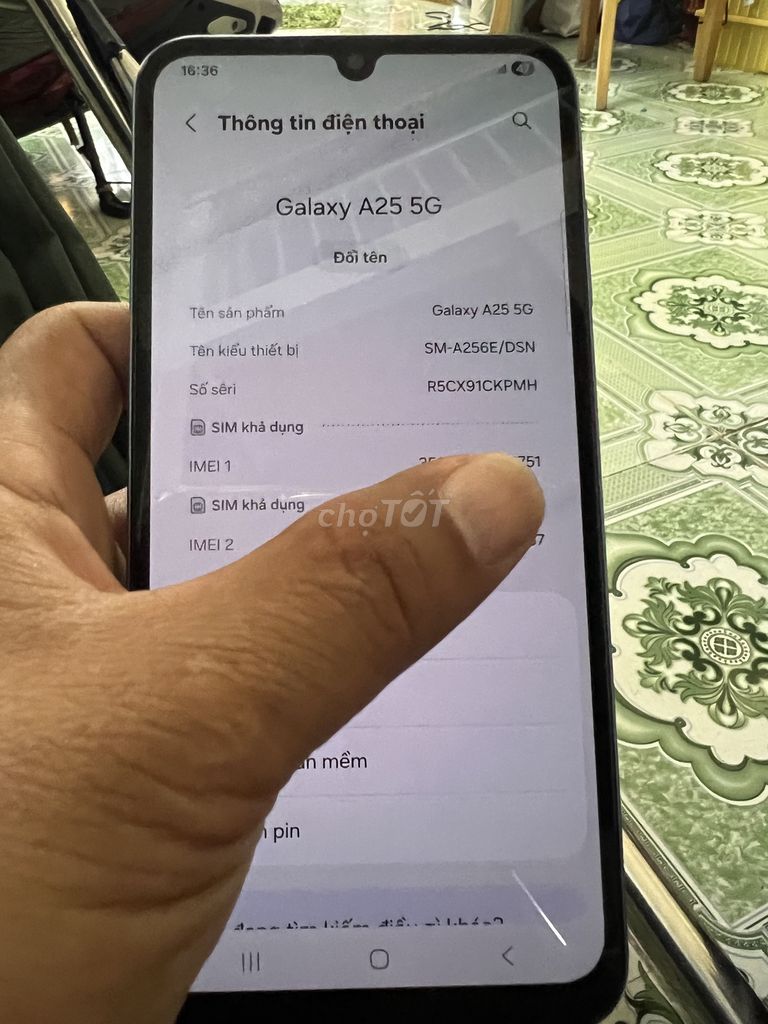 Samsung Galaxy A25 5G Xám 8GB. Mua bán Điện thoại tại Thành phố Thủ Đức Tp Hồ Chí Minh được đăng bởi minh hình 1