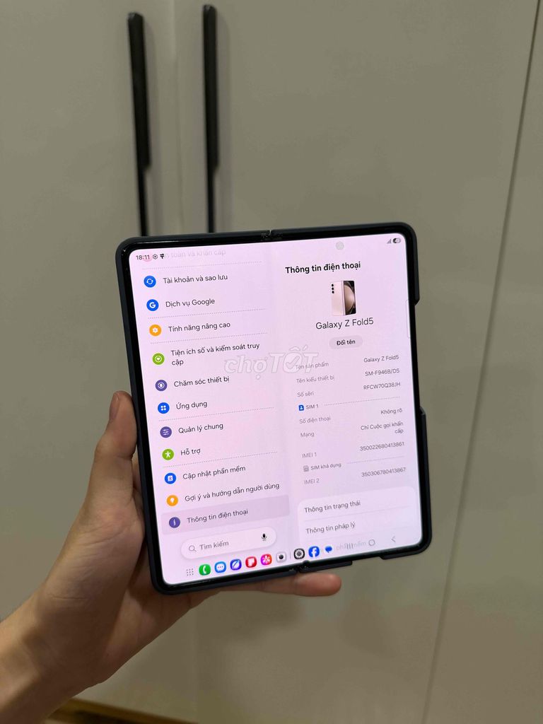 Samsung Galaxy Z Fold 5 256GB Đen. Mua bán Điện thoại tại Thành phố Thủ Dầu Một Bình Dương được đăng bởi Điện Thoại Giá rẻ Bình Dương hình 1
