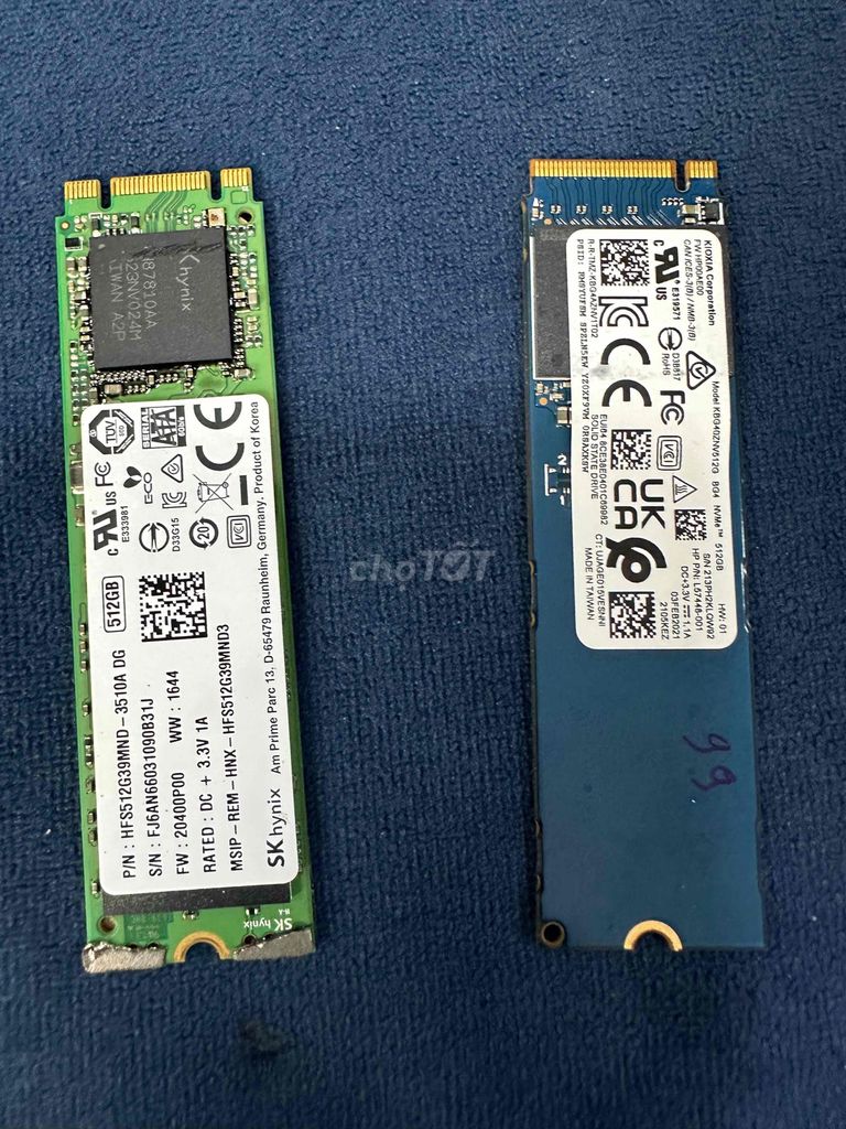2 cái Ổ SSD M.2 NVMe 512GB. Mua bán Linh kiện (RAM, Card...) tại Quận Tân Bình Tp Hồ Chí Minh được đăng bởi Thành linh kiện máy tính zin theo máy hình 1