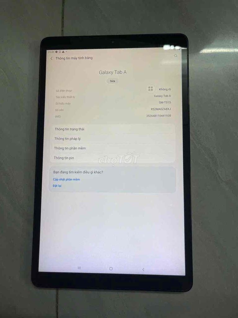 Samsung Tab A 10.1 3GB/32GB có 4G nghe gọi Ok. Mua bán Máy tính bảng tại Quận 8 Tp Hồ Chí Minh được đăng bởi điện thoại giá rẻ  hình 1