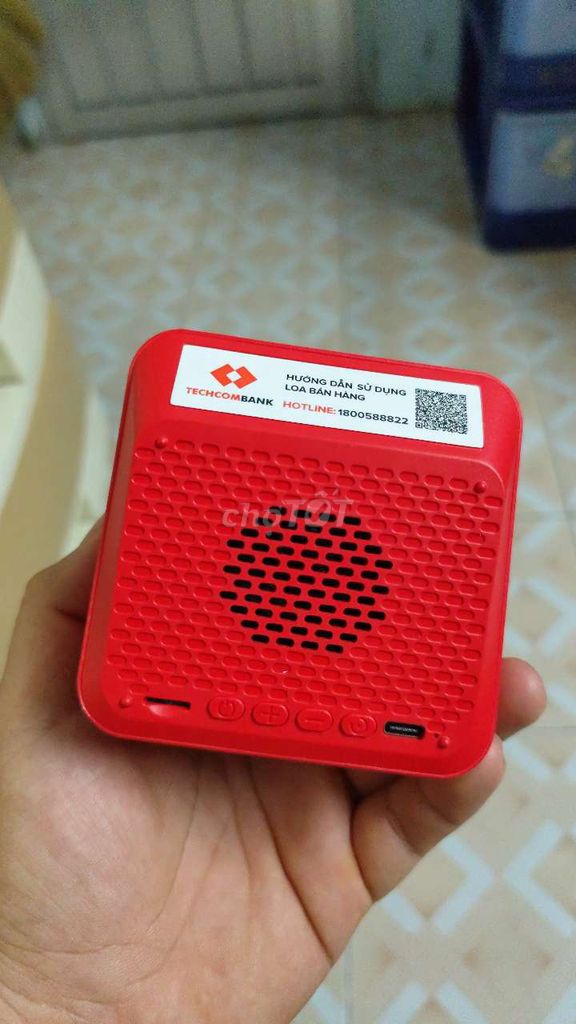 Loa Bluetooth Techcombank Đỏ, Trắng. Mua bán Tivi, Âm thanh tại Huyện Hóc Môn Tp Hồ Chí Minh được đăng bởi Mike Tyson hình 1