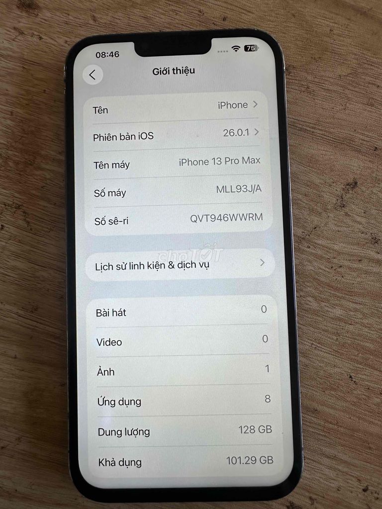 iPhone 13 Pro Max 128GB Xám VN/A Đã dùng. Mua bán Điện thoại tại Thành phố Long Khánh Đồng Nai được đăng bởi Hải hình 1