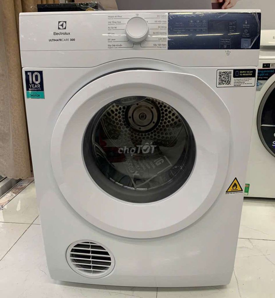 MÁY SẤY ELECTROLUX 8,5KG TRƯNG BÀY BH 2 NĂM