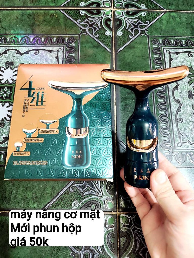 Máy massage mặt KDK Xanh Vàng. Mua bán Phụ kiện thời trang khác tại Thành phố Thuận An Bình Dương được đăng bởi Trần Tuyết Hạnh hình 1