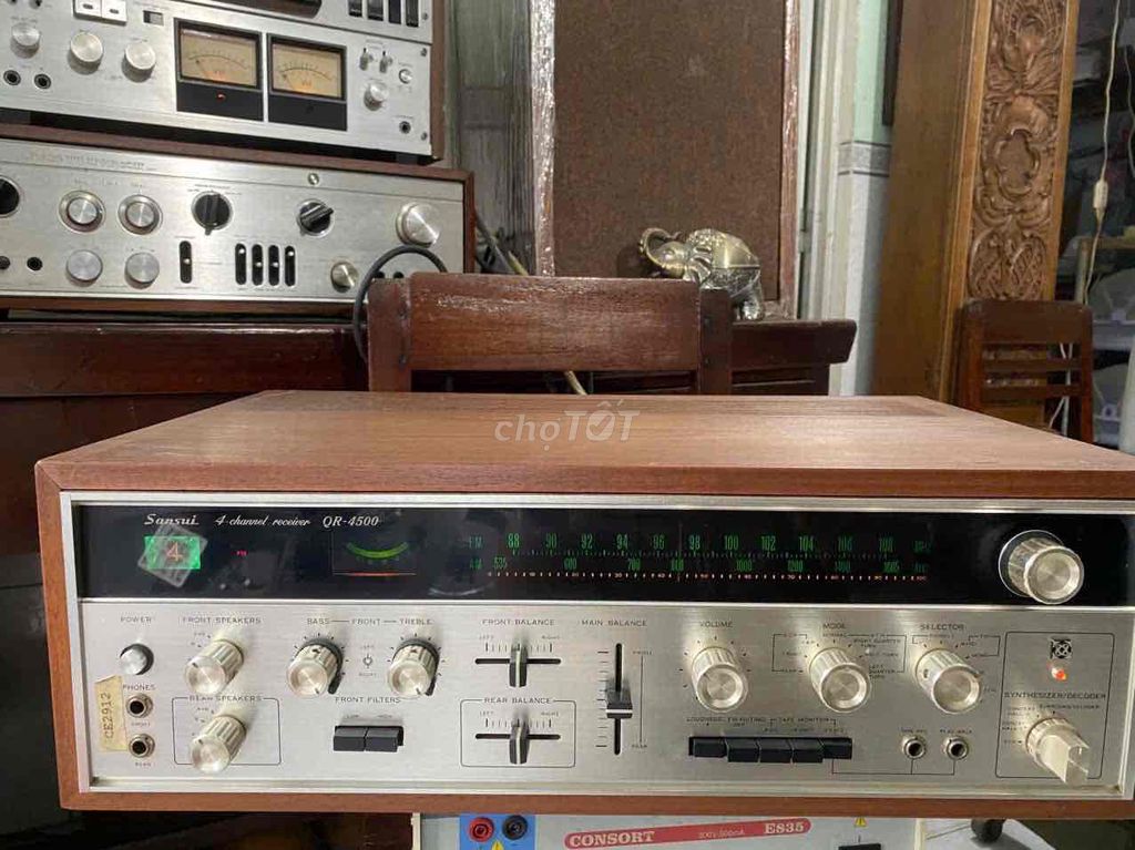 Amply Sansui QR 4500 Gỗ Nâu. Mua bán Tivi, Âm thanh tại Quận Cái Răng Cần Thơ được đăng bởi ĐUC HOÀNG hình 1
