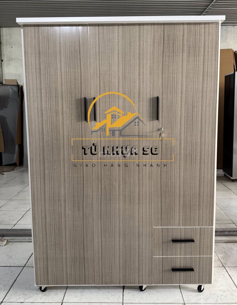 Tủ quần áo Nhựa 1m8x1m23x47cm. Mua bán Tủ, kệ gia đình tại Quận Phú Nhuận Tp Hồ Chí Minh được đăng bởi Cửa Hàng Nội Thất hình 1