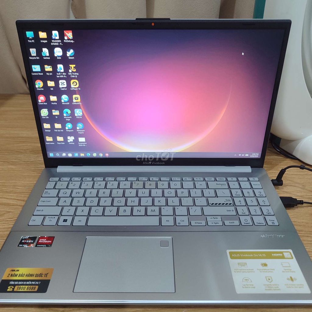 Asus Vivobook Go 15inch Ryzen 5 16GB/512GB Bạc. Mua bán Laptop tại Huyện Đơn Dương Lâm Đồng được đăng bởi Minh Hoang Truong hình 1