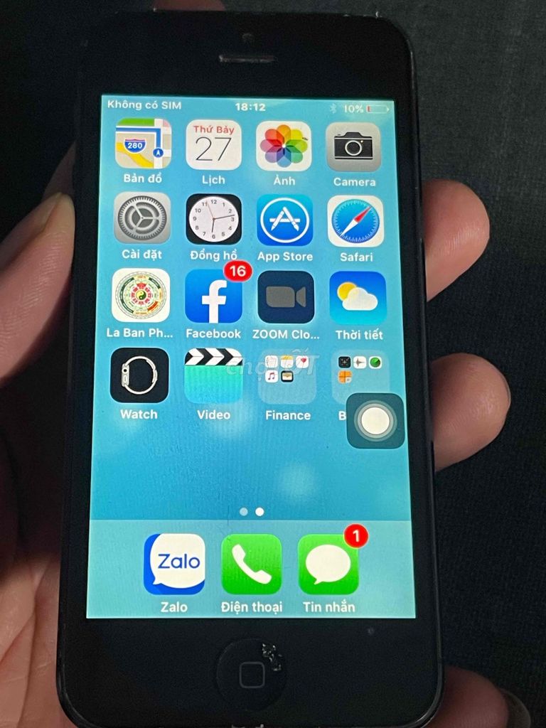 iPhone 5 16GB Đen. Mua bán Điện thoại tại Quận 8 Tp Hồ Chí Minh được đăng bởi ngothanhdieungo hình 1