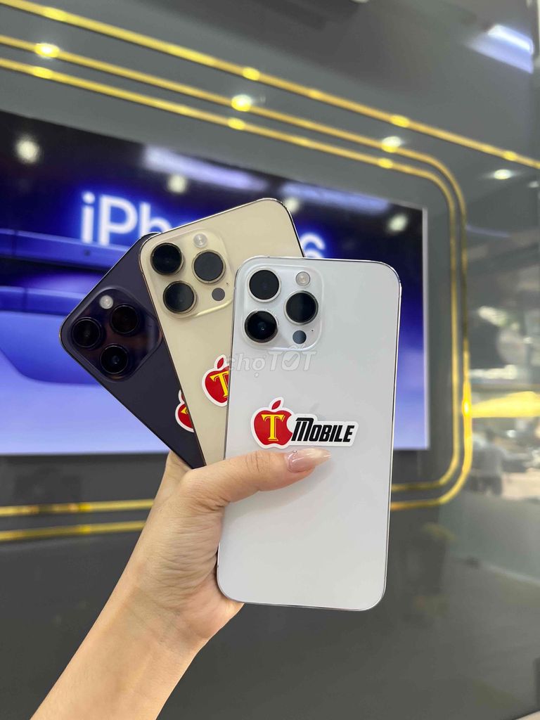 Apple iPhone 14 Pro Max Đen, Vàng, Trắng. Mua bán Điện thoại tại Thành phố Qui Nhơn Bình Định được đăng bởi TMOBILE QUY NHƠN TRẢ GÓP BAO ĐẬU SINH VIÊN hình 1