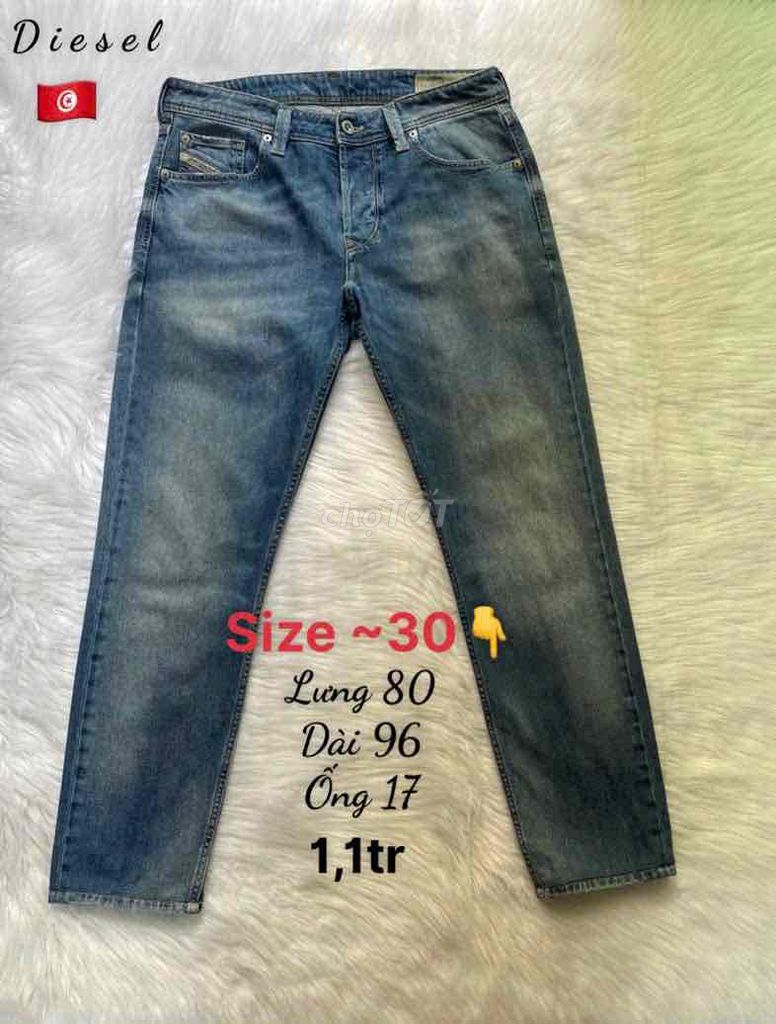 Jeans nam si Tuyển DS Size ~30 SHIP COD TOÀN Q