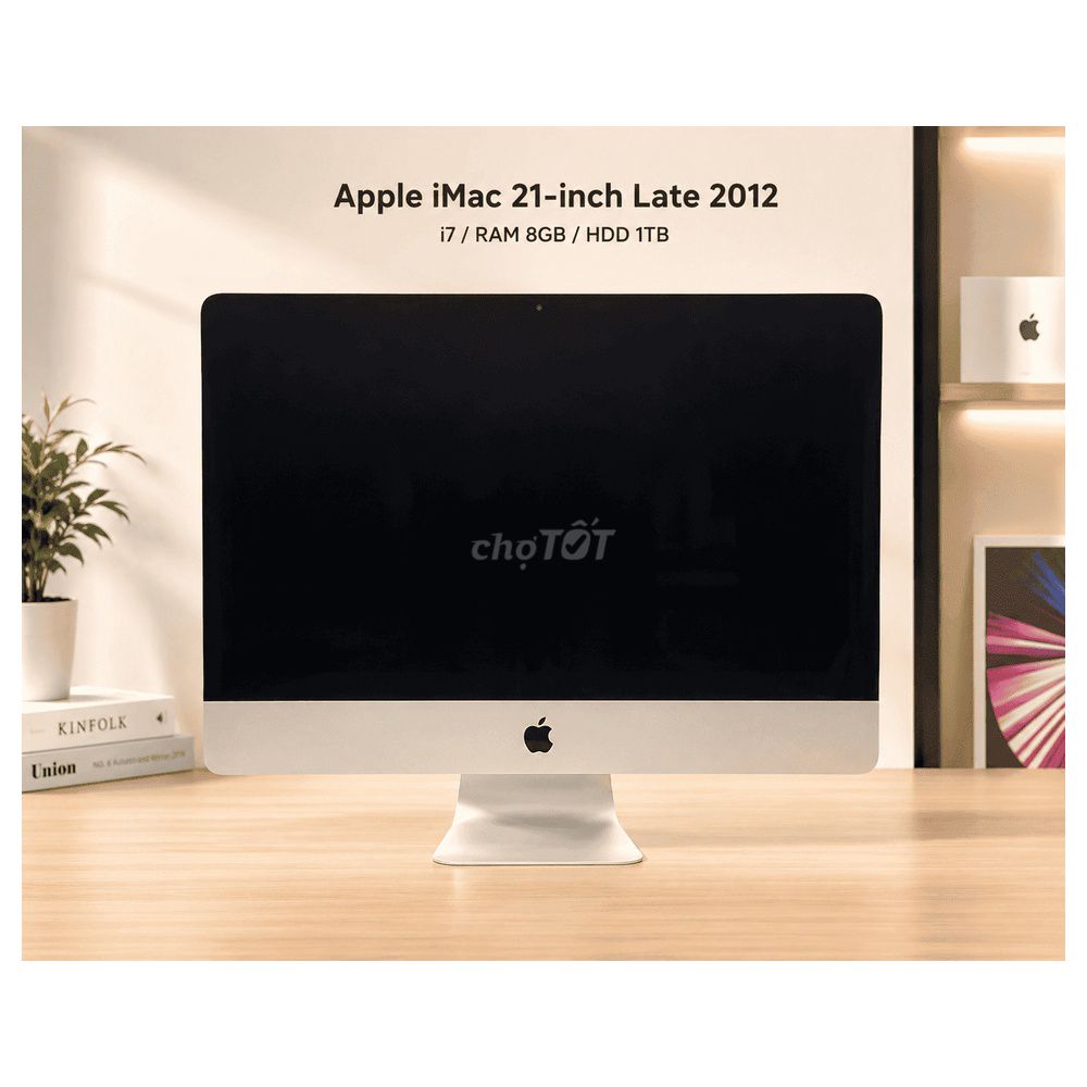 Apple iMac 21-inch Late 2012 i7 8GB/1TB Mới 90%. Mua bán Máy tính để bàn tại Thành phố Thủ Đức Tp Hồ Chí Minh được đăng bởi VNXTECH hình 1