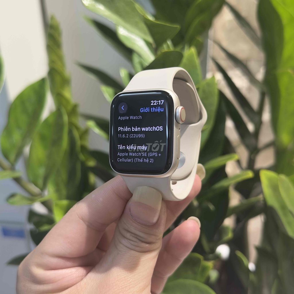 Apple Watch SE 2 40mm Starlight. Mua bán Thiết bị đeo thông minh tại Quận Hoàng Mai Hà Nội được đăng bởi Nguyễn Lương Quyết hình 1