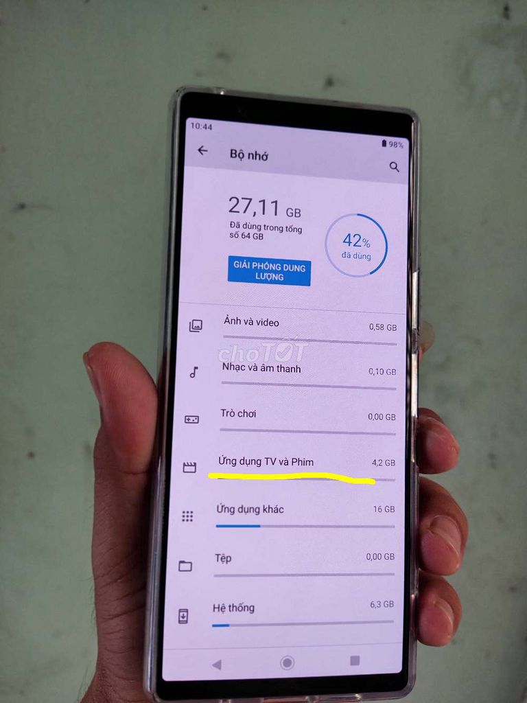 Sony Xperia 5 64GB Đen. Mua bán Điện thoại tại Quận 3 Tp Hồ Chí Minh được đăng bởi Nguyễn Tấn Lợi hình 1