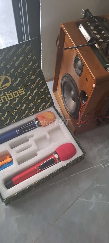 Micro không dây Zenbos Đỏ. Mua bán Tivi, Âm thanh tại Quận Cái Răng Cần Thơ được đăng bởi Mt hình 1