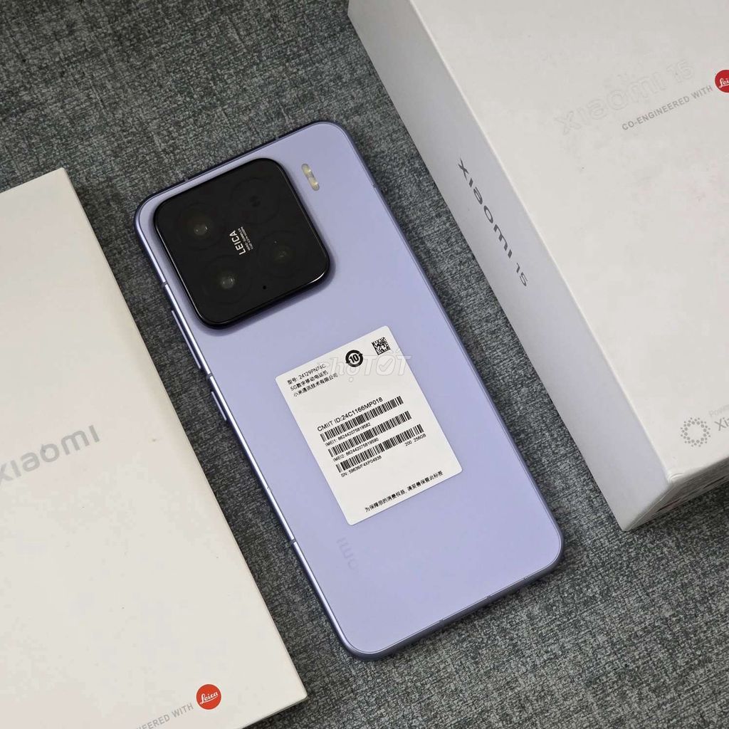 Xiaomi Mi 15 5G 256GB Tím. Mua bán Điện thoại tại Quận Thanh Khê Đà Nẵng được đăng bởi Tú MB hình 1