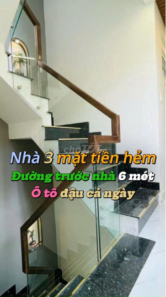 Nhà Đẹp. Vali váo ở ngay.Lô góc .3 mặt hẻm .Giá hợp lý.Tân Hòa Đông.Q6