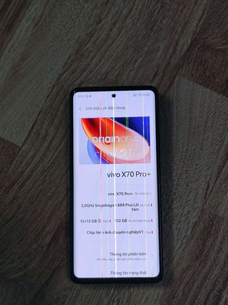Vivo X70 Pro Plus 12GB/512GB pin 95%. Mua bán Điện thoại tại Quận Liên Chiểu Đà Nẵng được đăng bởi Hạo Nam hình 1