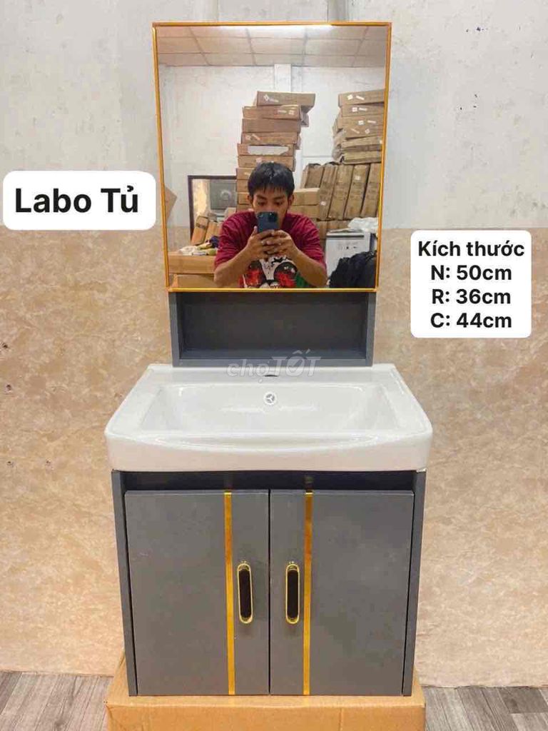 Lavabo Tủ pvc kháng nước 50x36. Sen Tắm, Bồn Cầu. Mua bán Thiết bị vệ sinh, nhà tắm tại Thành phố Thủ Đức Tp Hồ Chí Minh được đăng bởi Thiết Bị Vệ Sinh Giá Rẻ hình 1