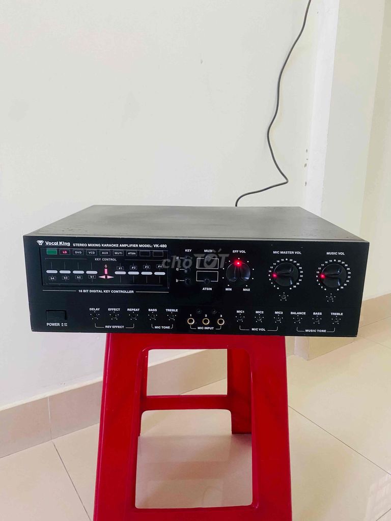 Amply karaoke Vocal King VK-480 Đen. Mua bán Tivi, Âm thanh tại Thành phố Huế Thừa Thiên Huế được đăng bởi Nguyễn Quốc Thanh hình 1
