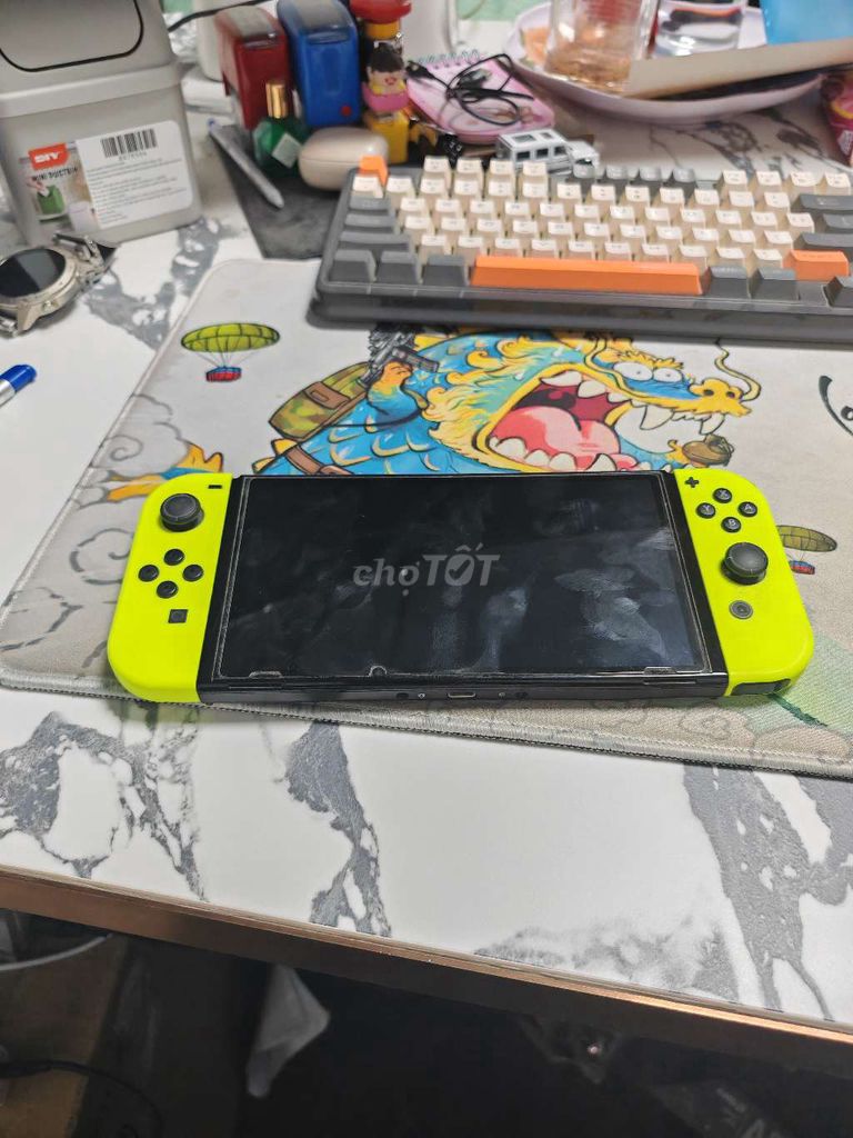 Máy chơi game Nintendo Switch OLED Vàng neon. Mua bán Thiết bị chơi game tại Quận Nam Từ Liêm Hà Nội được đăng bởi Phương Xèng hình 1