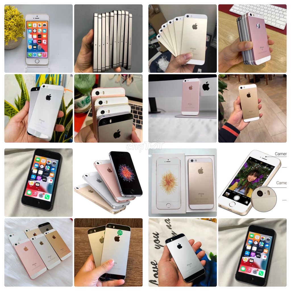 iphone SE Quốc Tế Zin đẹp 64G/32/128 Có BH Có ship