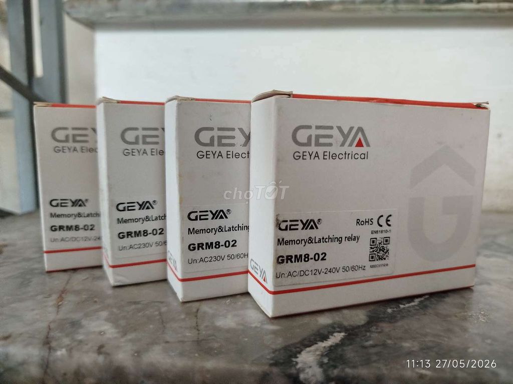 Rơ le chốt GEYA GRM8-02 Mới 100%. Mua bán Đồ chuyên dụng, Giống nuôi trồng tại Quận Đống Đa Hà Nội được đăng bởi Hoàng Anh hình 1