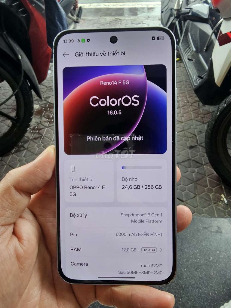 OPPO Reno14 F 5G 256GB Bạc. Mua bán Điện thoại tại Quận 8 Tp Hồ Chí Minh được đăng bởi thụy ngô hình 1
