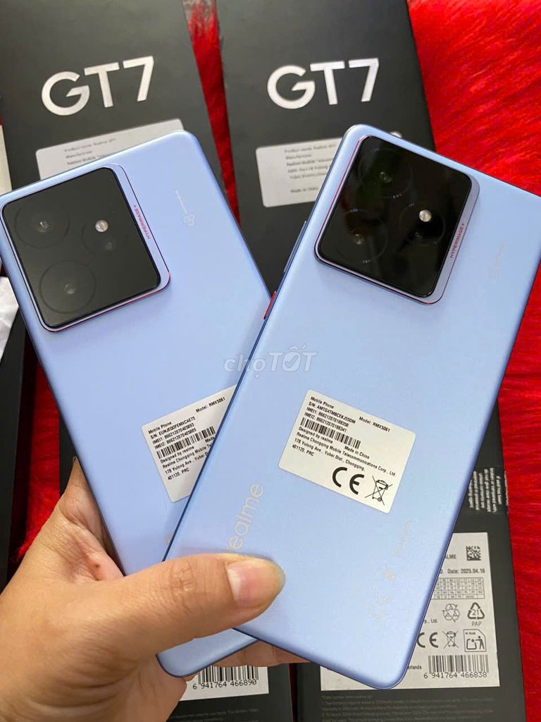 Điện thoại Realme GT7 QUỐC TẾ GỐC , NEW FULLBOX. Mua bán Điện thoại tại Quận Tân Bình Tp Hồ Chí Minh được đăng bởi LUCKY PHONE VN hình 1