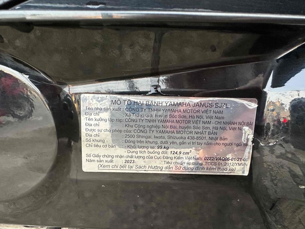JANUS 2023 BSTP chính chủ ký. Mua bán Xe máy tại Huyện Củ Chi Tp Hồ Chí Minh được đăng bởi Lâm Củ Chi hình 7