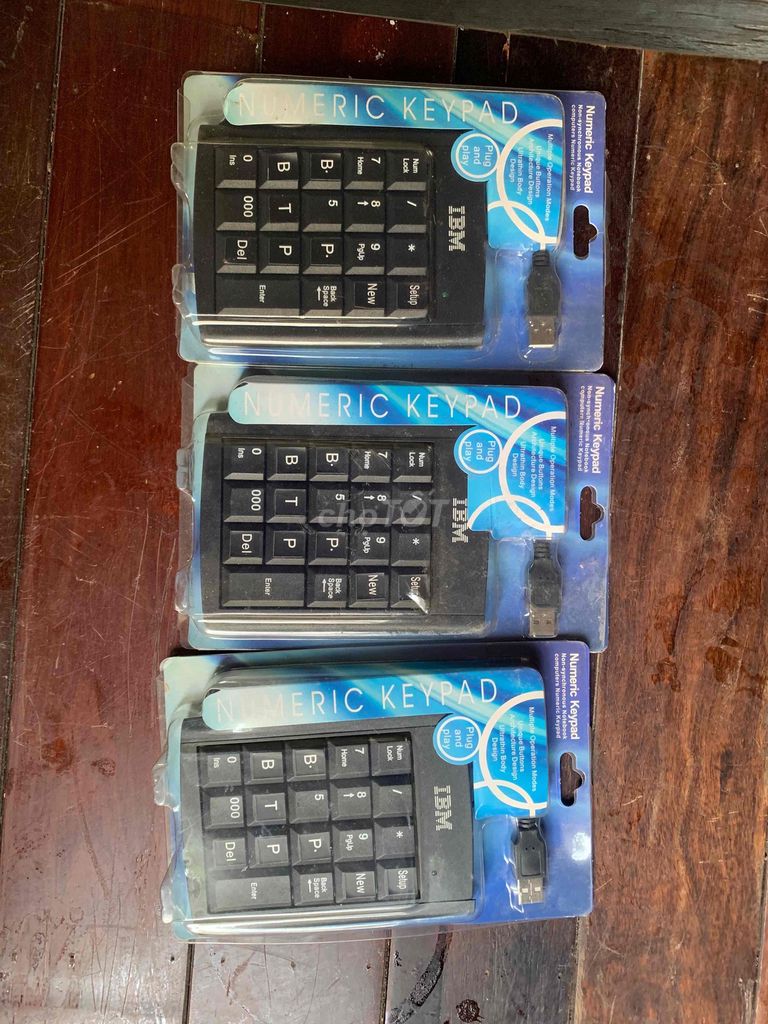 Bàn phím số IBM Đen Có dây Mới. Mua bán Phụ kiện (Màn hình, Chuột...) tại Quận 7 Tp Hồ Chí Minh được đăng bởi phan phuoc hình 1
