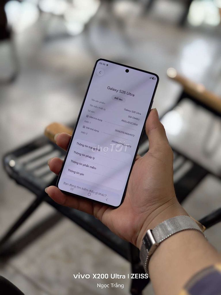 Samsung Galaxy S26 Ultra 256GB Đen. Mua bán Điện thoại tại Quận 10 Tp Hồ Chí Minh được đăng bởi Trắng hình 1