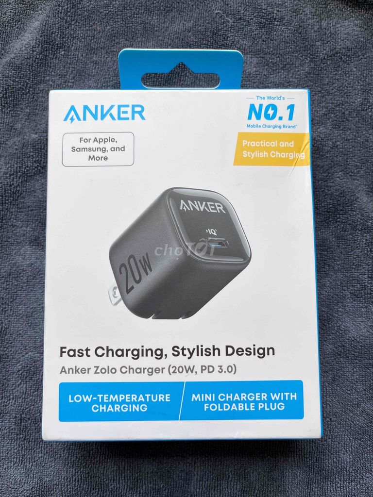 Củ sạc Anker Zolo 20W  sạc nhanh iphone. Mua bán Phụ kiện (Màn hình, Chuột...) tại Thành phố Thủ Đức Tp Hồ Chí Minh được đăng bởi Minh Tien hình 1