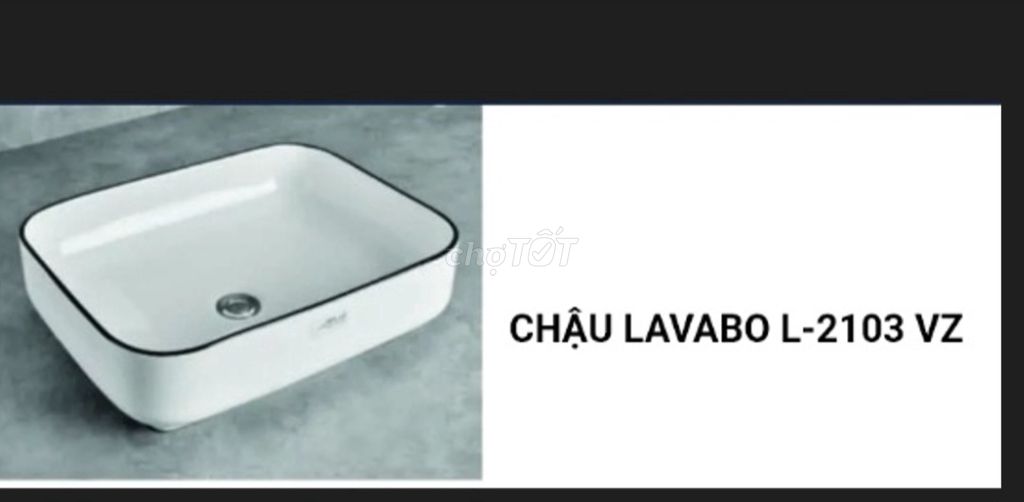 CHẬU LAVABO L 2103VZ 3.384 INBOX chỉ còn 2.707