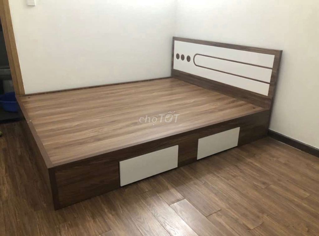 GIƯỜNG GỖ CÔNG NGHIỆP MDF 1M6 2M CÓ 2 HỘP KÉO . Mua bán Giường, chăn ga gối nệm tại Thành phố Biên Hòa Đồng Nai được đăng bởi Tủ nhựa đài loan hoàng quân hình 1