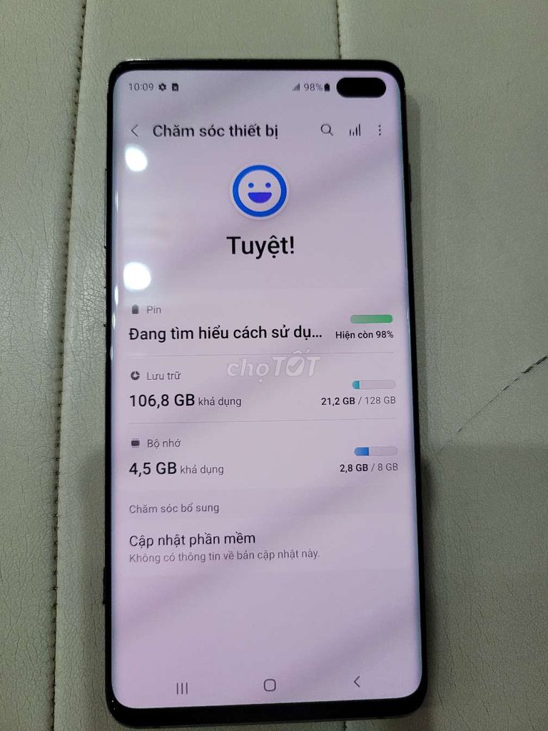 Samsung Galaxy S10 Plus 128GB Đen Like new 99%. Mua bán Điện thoại tại Huyện Nhà Bè Tp Hồ Chí Minh được đăng bởi Chuyên đồng hồ like new hình 1