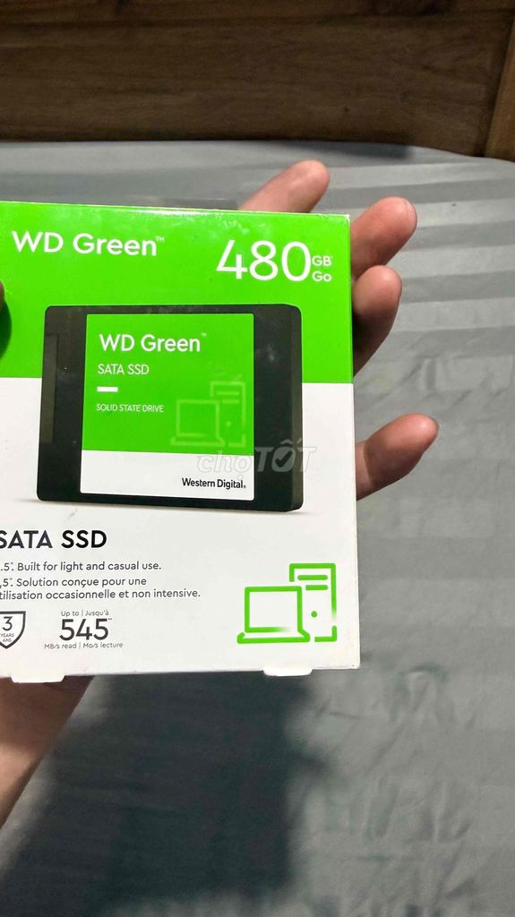 Ổ cứng SSD WD Green 480GB. Mua bán Linh kiện (RAM, Card...) tại Thành phố Thủ Dầu Một Bình Dương được đăng bởi Nhật Tâm hình 1