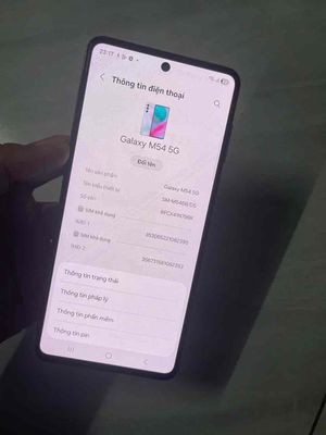 Samsung M54 5G 8/256 Việt Nam 2sim Màn zin ép kính