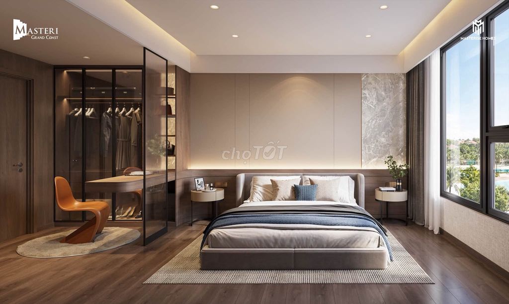 Bán căn hộ 2 ngủ Masteri Grand Coast, view pháo hoa, 4.25 tỷ