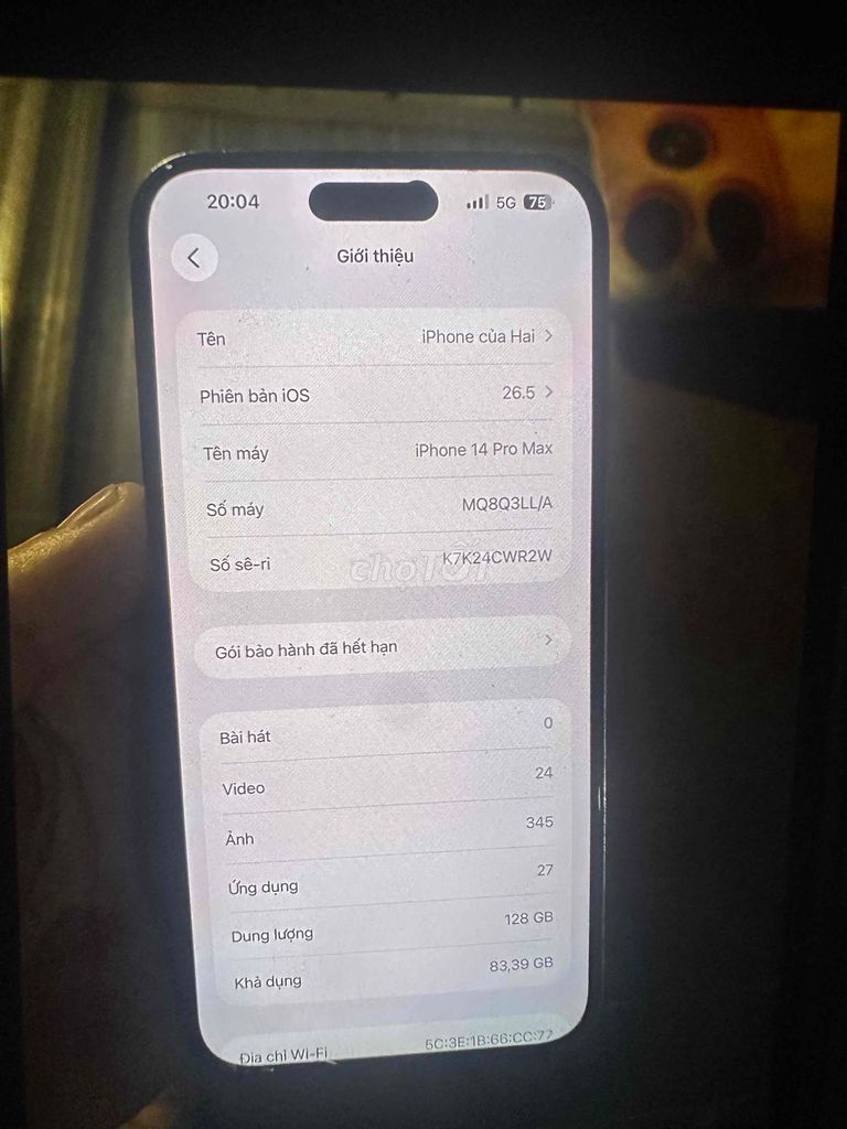 Apple iPhone 14 Pro Max 128GB Bạc. Mua bán Điện thoại tại Huyện Quế Võ Bắc Ninh được đăng bởi mua là lựa chon đúng hình 1