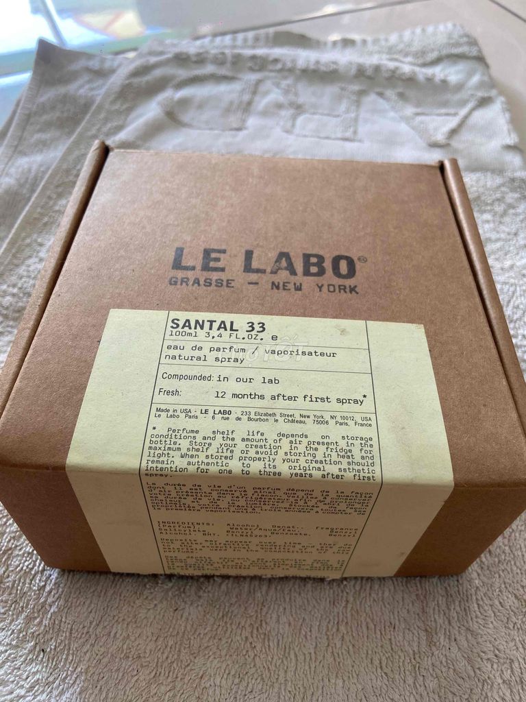 Nước hoa Le Labo Santal 33 Nam 100ml. Mua bán Nước hoa tại Quận Gò Vấp Tp Hồ Chí Minh được đăng bởi Cường Cool hình 1