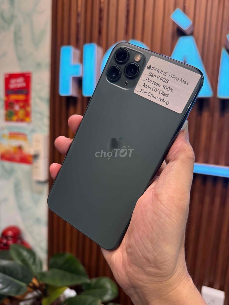 🍎11 Pro   Max / Quốc Tế 64G. Mua bán Điện thoại tại Thành phố Huế Thừa Thiên Huế được đăng bởi Hoàng Lộc Smartphone  hình 1
