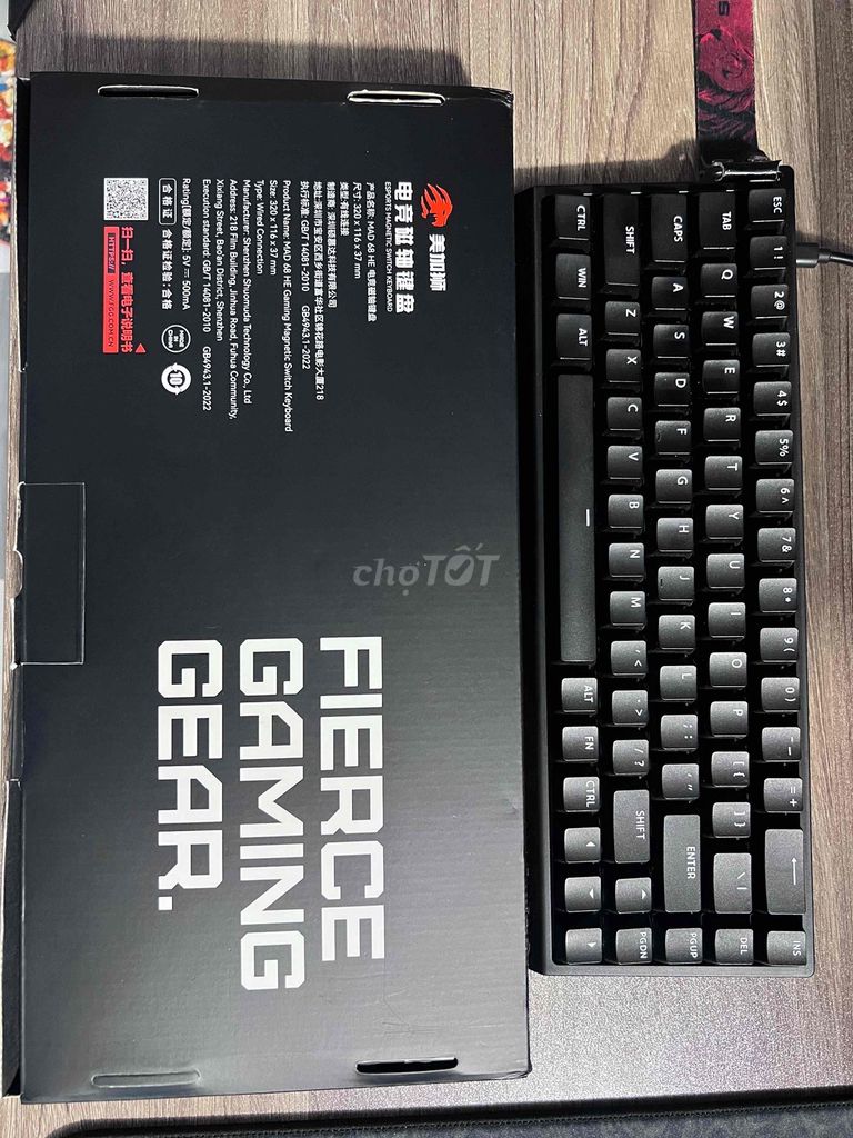 Bàn phím cơ  MAD 68 HE Đen. Mua bán Phụ kiện (Màn hình, Chuột...) tại Thị xã Tân Uyên Bình Dương được đăng bởi AAAAAAAAA hình 1