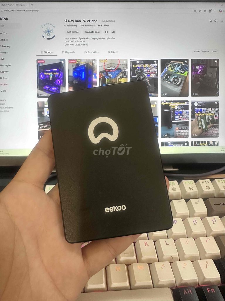 Ổ cứng SSD Eekoo 256GB SATA 3. Mua bán Linh kiện (RAM, Card...) tại Quận Gò Vấp Tp Hồ Chí Minh được đăng bởi Ở Đây Bán PC2hand tiktok hình 1