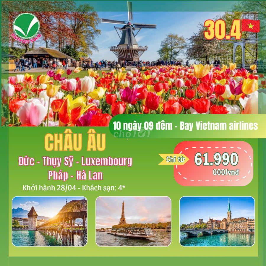 ĐỨC - THỤY SĨ - LUXEMBOURG - PHÁP - HÀ LAN 10N9D