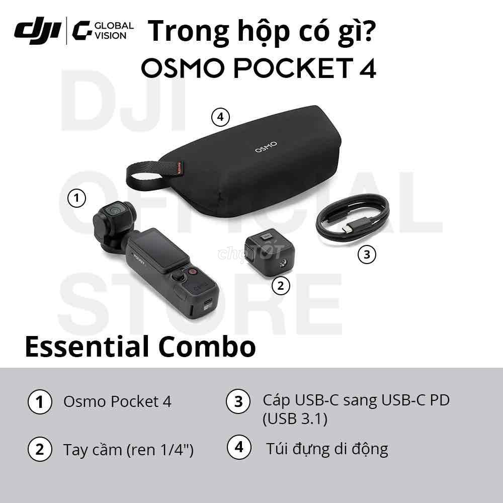 DJI Osmo Pocket 4 Bản đơn Newseal. Mua bán Máy ảnh, Máy quay tại Quận 8 Tp Hồ Chí Minh được đăng bởi Toàn Đinh hình 1