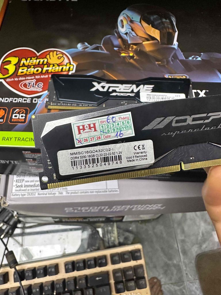 RAM OCPC DDR4 3200 16GB Mới. Mua bán Linh kiện (RAM, Card...) tại Huyện Ea H'leo Đắk Lắk được đăng bởi quyết  hình 1