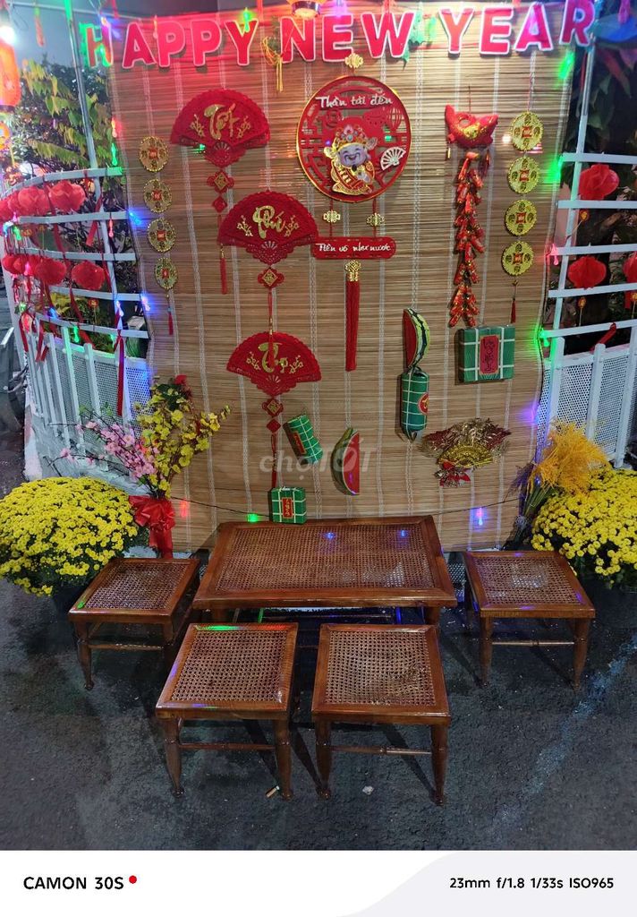 Bộ bàn ghế mây gấp gọn. Mua bán Bàn ghế tại Quận Tân Phú Tp Hồ Chí Minh được đăng bởi Nguyen Hoang Tung hình 1