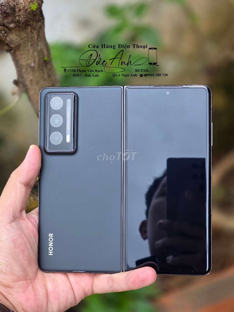Honor Magic V2 512GB Đen Điện thoại gập. Mua bán Điện thoại tại Thành phố Buôn Ma Thuột Đắk Lắk được đăng bởi Đức Anh Retail hình 1