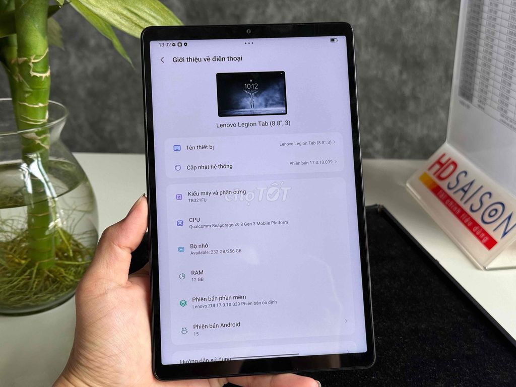 Lenovo Legion Y700 2025 12/256gb ( có đổi máy ). Mua bán Máy tính bảng tại Quận Ninh Kiều Cần Thơ được đăng bởi Tiến  hình 2